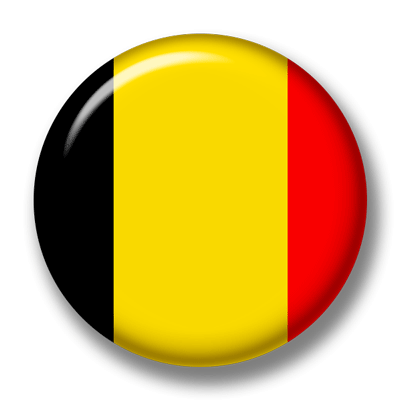 ベルギー王国の国旗-缶バッジ