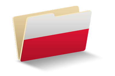 ポーランド共和国の国旗-フォルダ