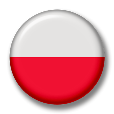 ポーランド共和国の国旗-缶バッジ