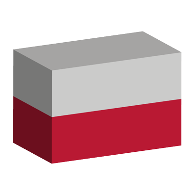 ポーランド共和国の国旗-積み木