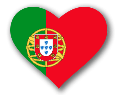 ポルトガル共和国の国旗-ハート