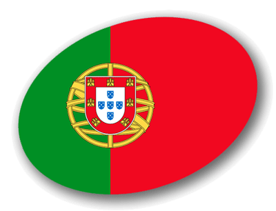 ポルトガル共和国の国旗-楕円