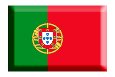 ポルトガル共和国の国旗-板チョコ