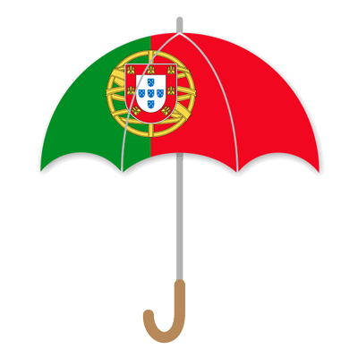 ポルトガル共和国の国旗-傘