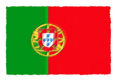 ポルトガル共和国の国旗-パステル