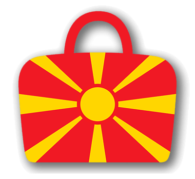 北マケドニア共和国の国旗-バッグ