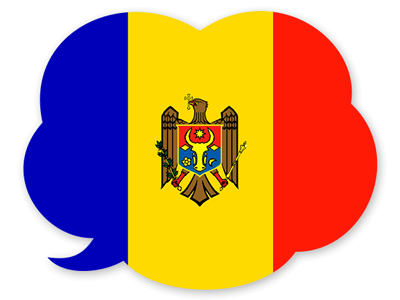 モルドバ共和国の国旗-吹き出し
