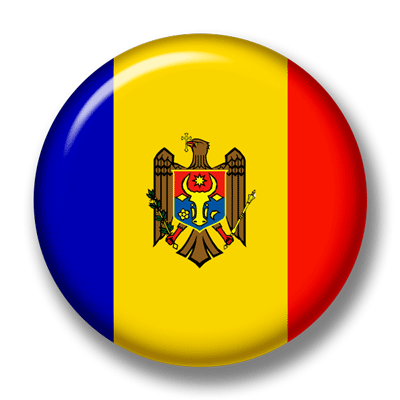 モルドバ共和国の国旗-缶バッジ