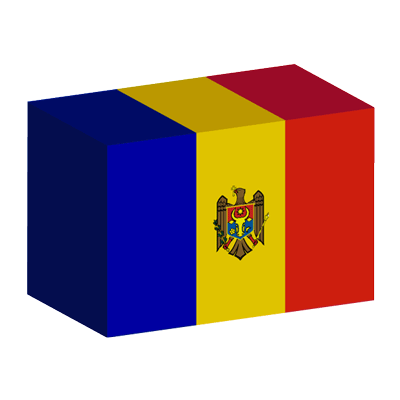 モルドバ共和国の国旗-積み木