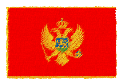 モンテネグロの国旗-パステル