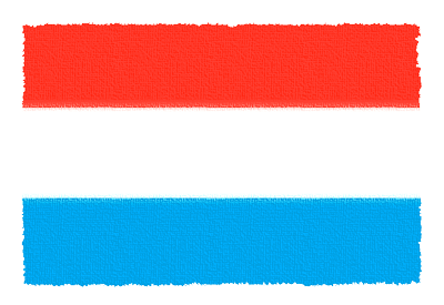 ルクセンブルク大公国の国旗-パステル