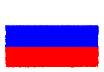 ロシア連邦の国旗-パステル