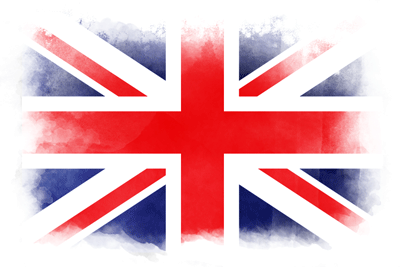 イギリスの国旗-水彩風