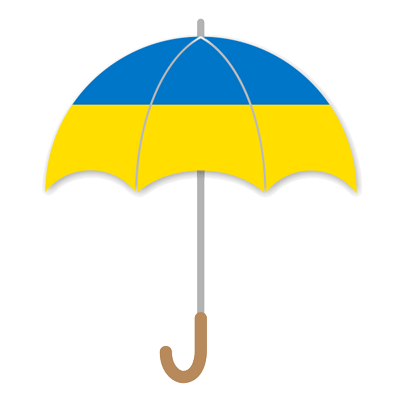 ウクライナの国旗-傘