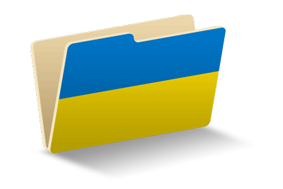 ウクライナの国旗-フォルダ