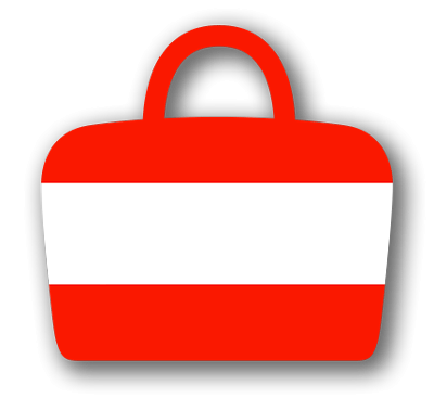 オーストリア共和国の国旗-バッグ