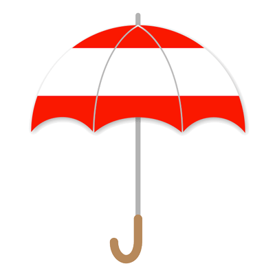 オーストリア共和国の国旗-傘