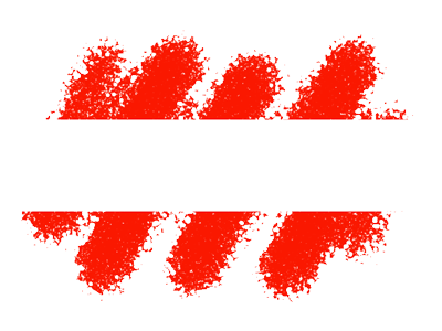 オーストリア共和国の国旗-クレヨン1