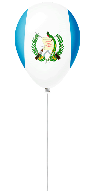 グアテマラ共和国の国旗-風せん