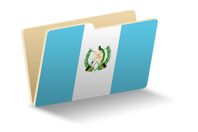 グアテマラ共和国の国旗-フォルダ