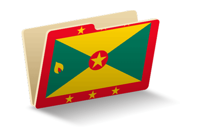 グレナダの国旗-フォルダ