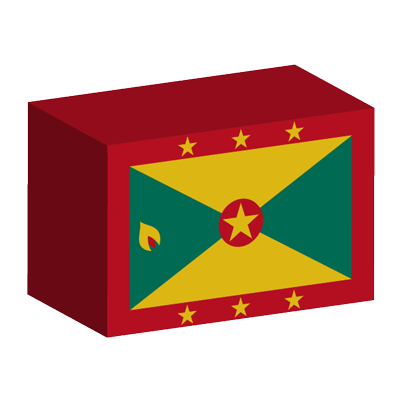 グレナダの国旗-積み木