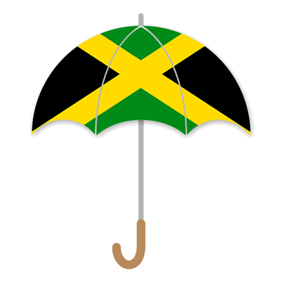 ジャマイカの国旗-傘
