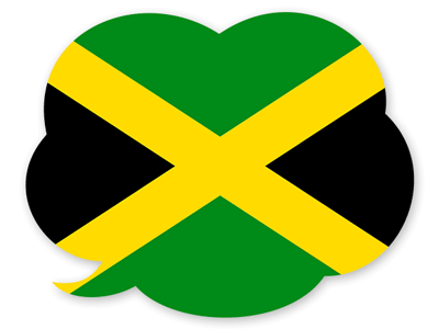 ジャマイカの国旗-吹き出し