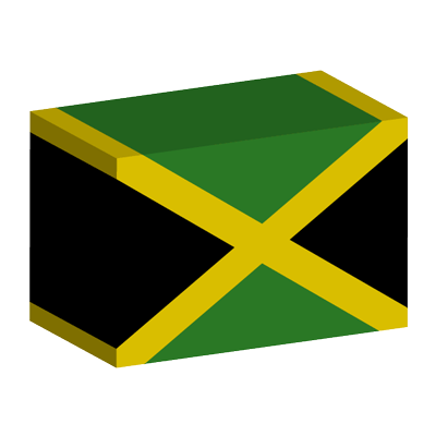 ジャマイカの国旗-積み木