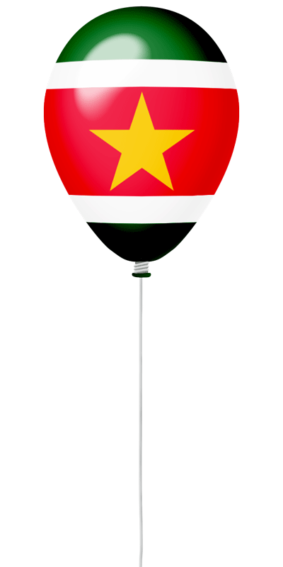 スリナム共和国の国旗-風せん