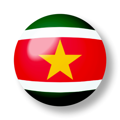 スリナム共和国の国旗-ビー玉