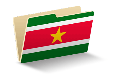 スリナム共和国の国旗-フォルダ