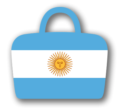 アルゼンチン共和国の国旗-バッグ