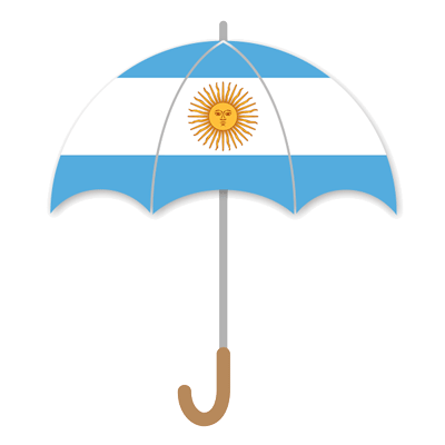 アルゼンチン共和国の国旗-傘