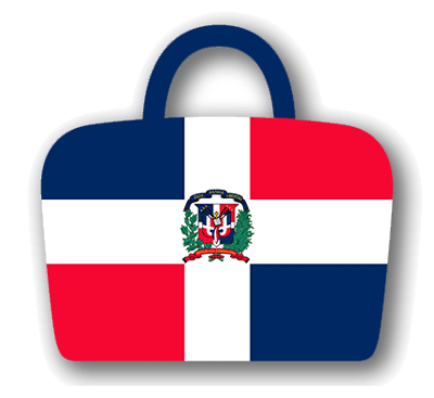 ドミニカ共和国の国旗-バッグ