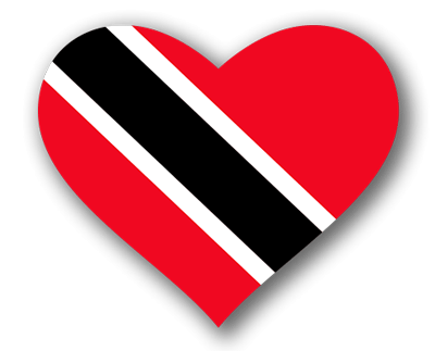 トリニダード・トバゴ共和国の国旗-ハート