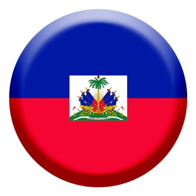 ハイチ共和国の国旗-コイン