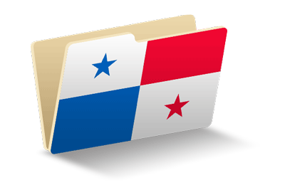 パナマ共和国の国旗-フォルダ