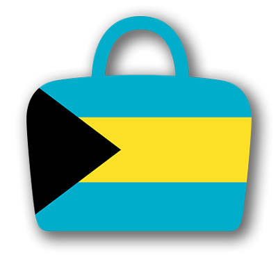 バハマ国の国旗-バッグ