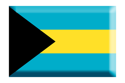 バハマ国の国旗-板チョコ