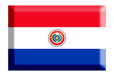 パラグアイ共和国の国旗-板チョコ