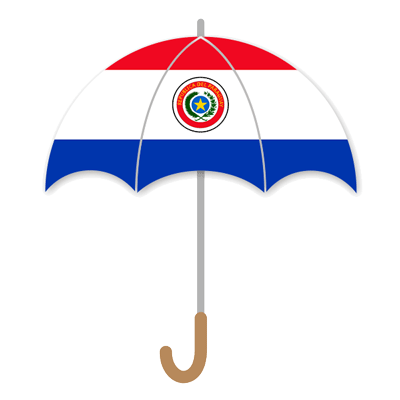 パラグアイ共和国の国旗-傘