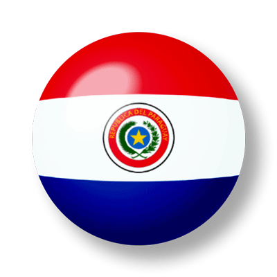 パラグアイ共和国の国旗-ビー玉