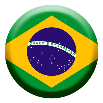 ブラジル連邦共和国の国旗-コイン