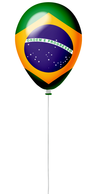 ブラジル連邦共和国の国旗-風せん