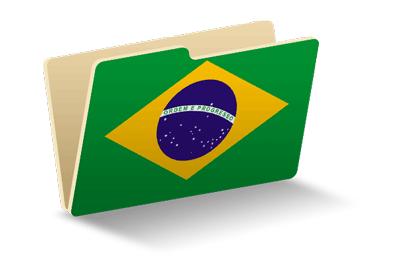 ブラジル連邦共和国の国旗-フォルダ
