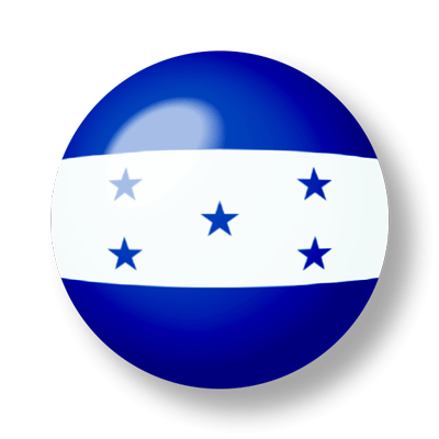 ホンジュラス共和国の国旗-ビー玉