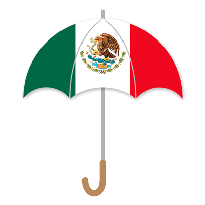 メキシコ合衆国の国旗-傘