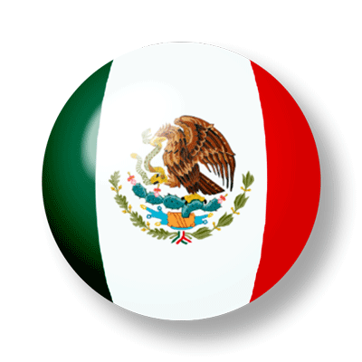 メキシコ合衆国の国旗-ビー玉