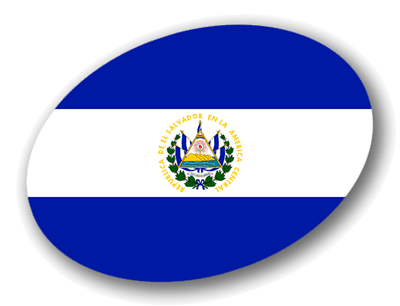 エルサルバドル共和国の国旗-楕円